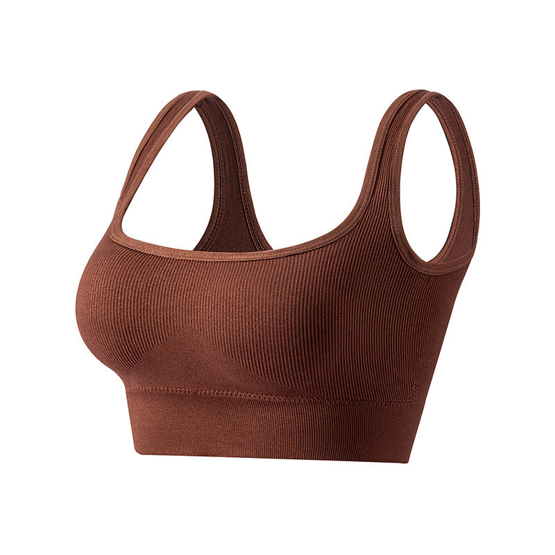 Cut Out Racer Back Sports Bra