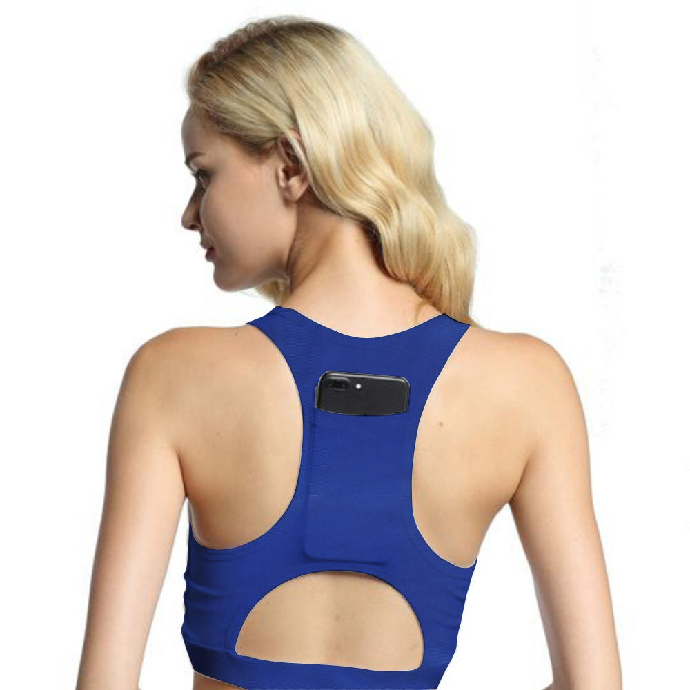 Pocket Racerback Sports Bra