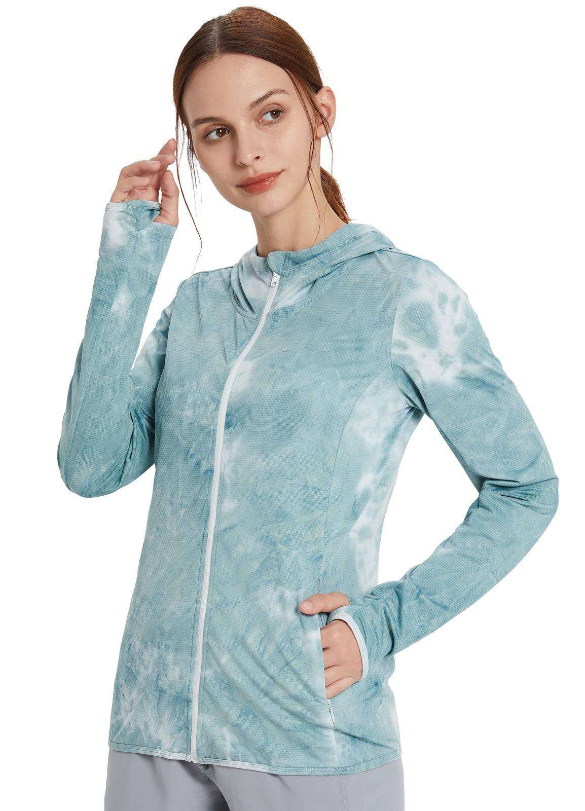 Women's UPF 50+ Sun Protection Jacket -Dye Pink