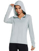 Women's UPF 50+ Sun Protection Jacket-Ice Water