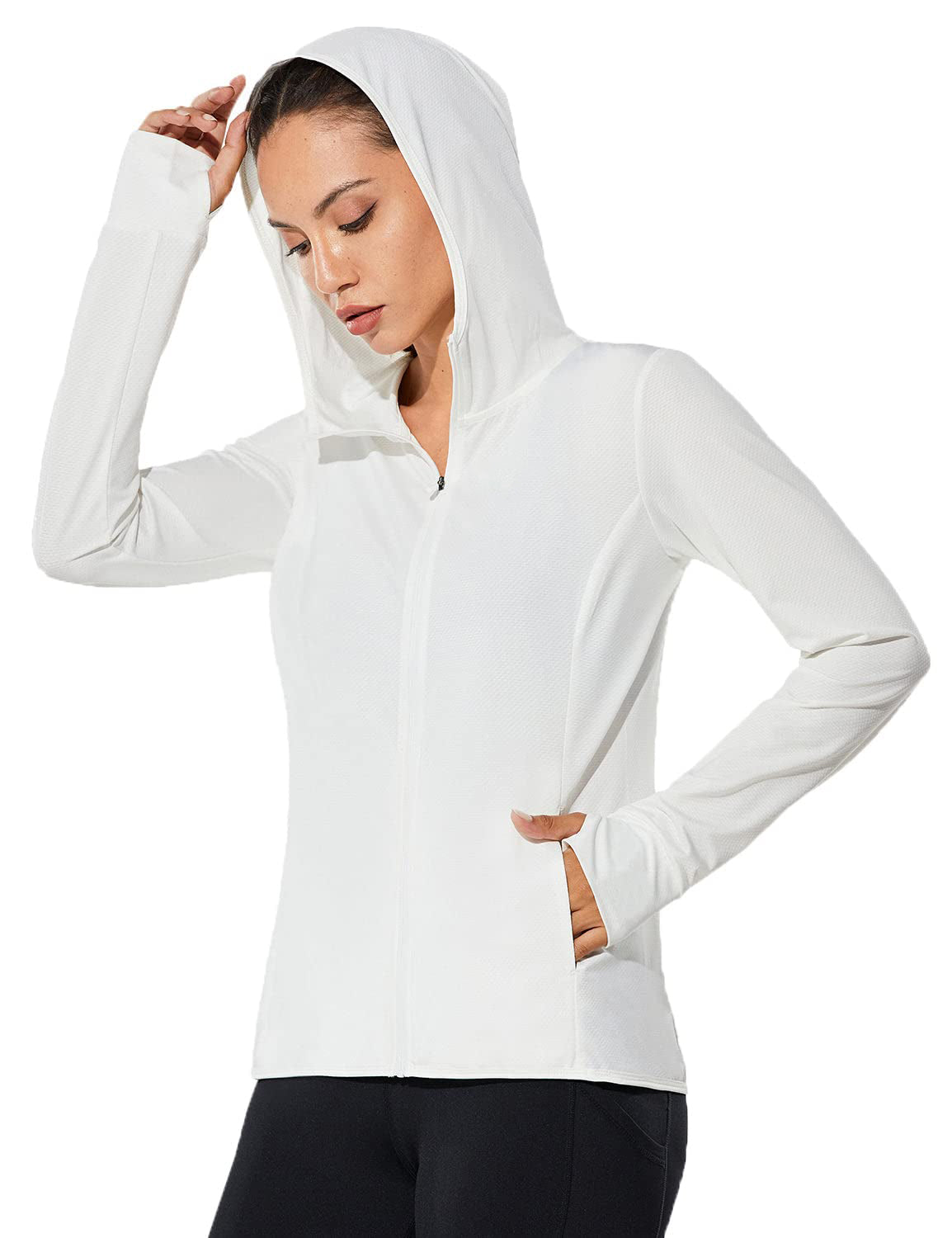 Women's UPF 50+ Sun Protection Jacket-Oatmeal