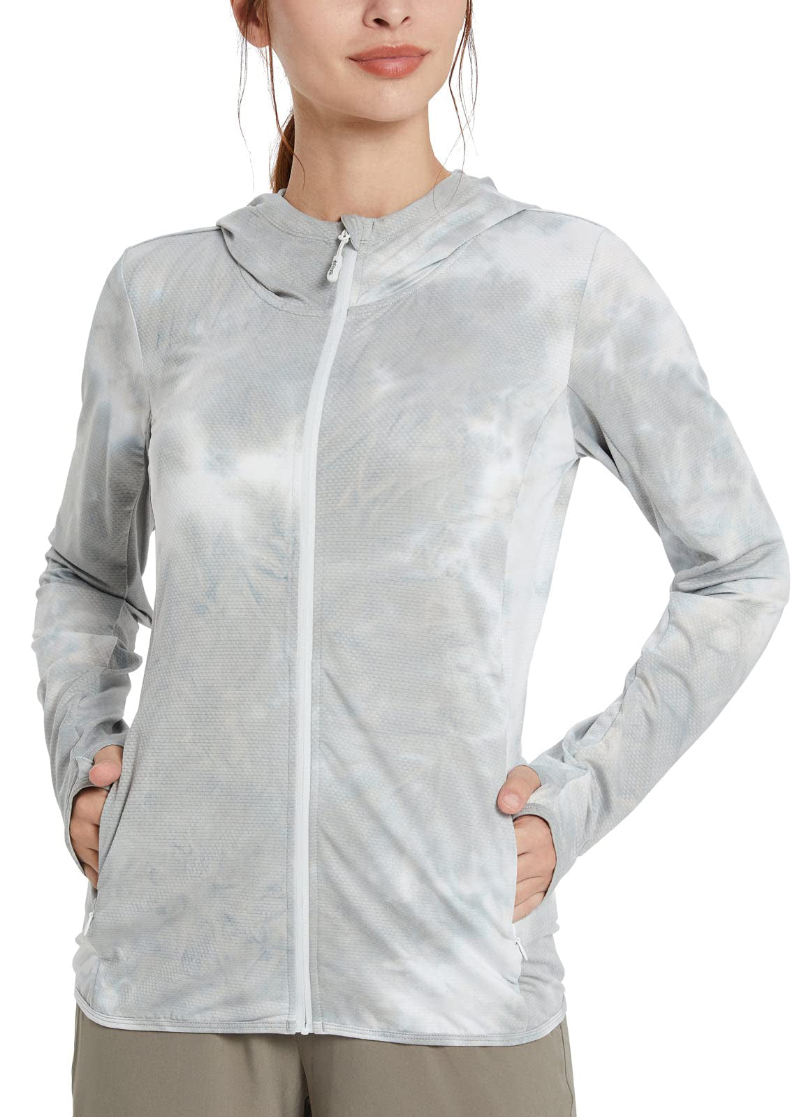 Women's UPF 50+ Sun Protection Jacket-Oatmeal