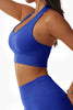 Halter Neck Backless Sports Bra