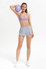 Ribbed Racerback Sports Bra High Support