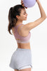 Ribbed Racerback Sports Bra High Support