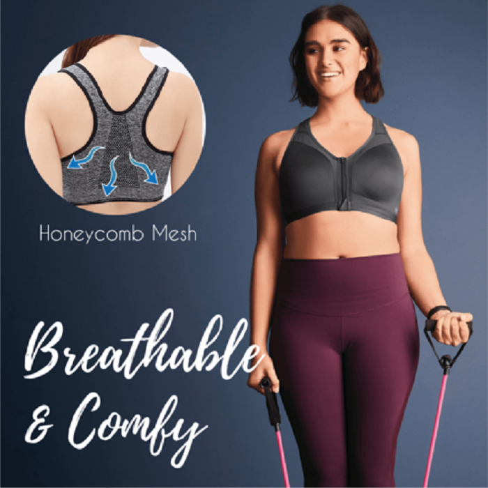 Hot Sale 40% OFF🔥Shockproof Sports Bra With Zipper