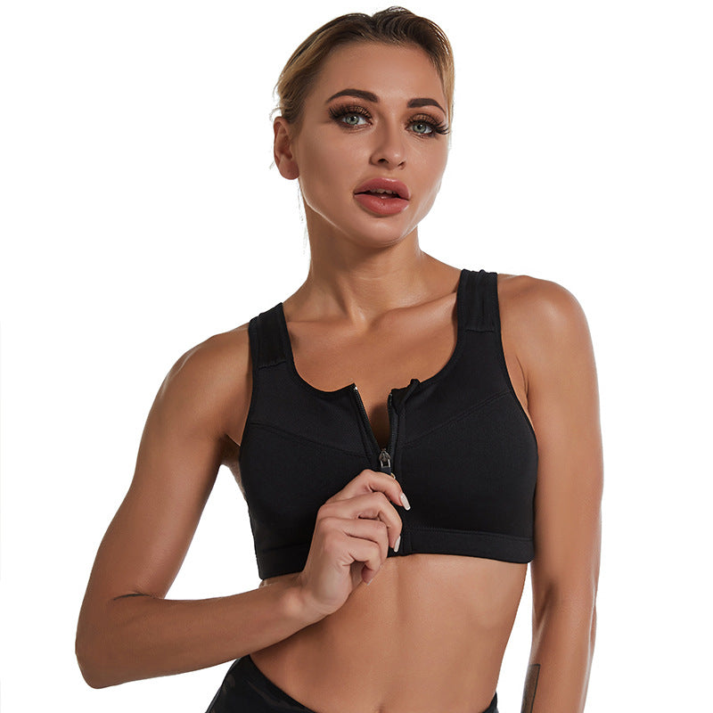 Hot Sale 40% OFF🔥Shockproof Sports Bra With Zipper