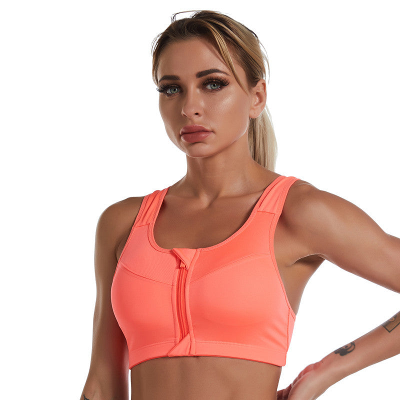 Hot Sale 40% OFF🔥Shockproof Sports Bra With Zipper