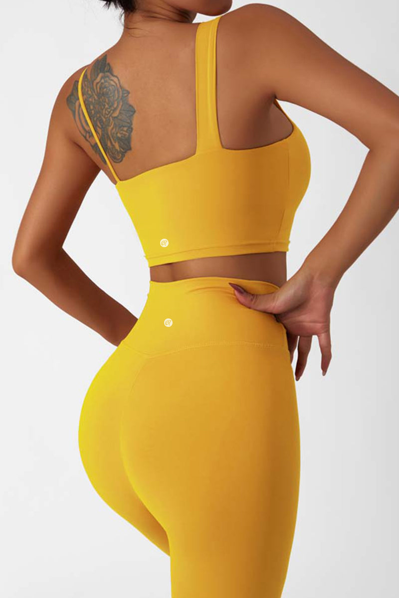Lihuahatter™  Buttery-soft Yellow Tulip Leggings