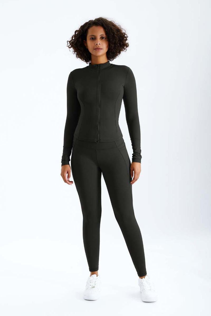 Lihuahatter™ High Stretch Black Pine Leggings