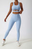 Lihuahatter™  Buttery-soft Blue Tulip Leggings