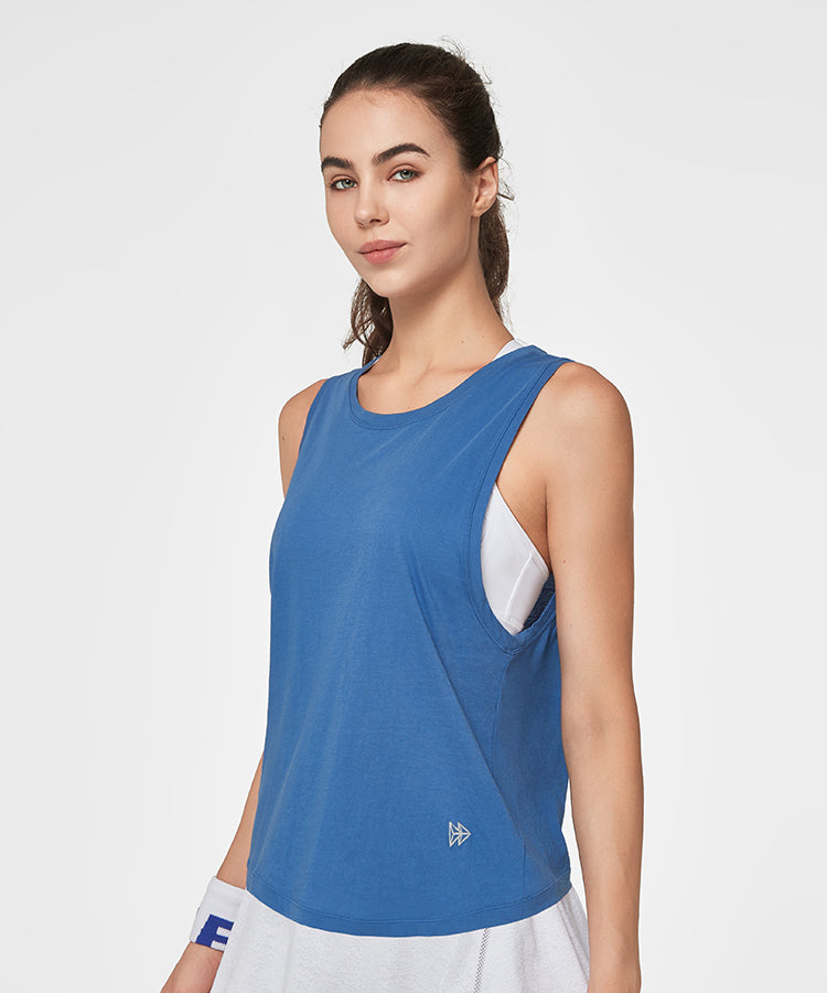 Shift Organic Cotton Gym Tank | Women's Sports Tank