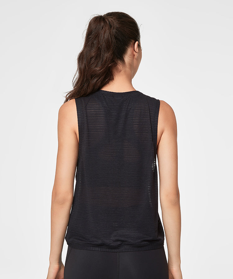 Shift Mesh Jacquard Running Tank | Women's Sports Tank