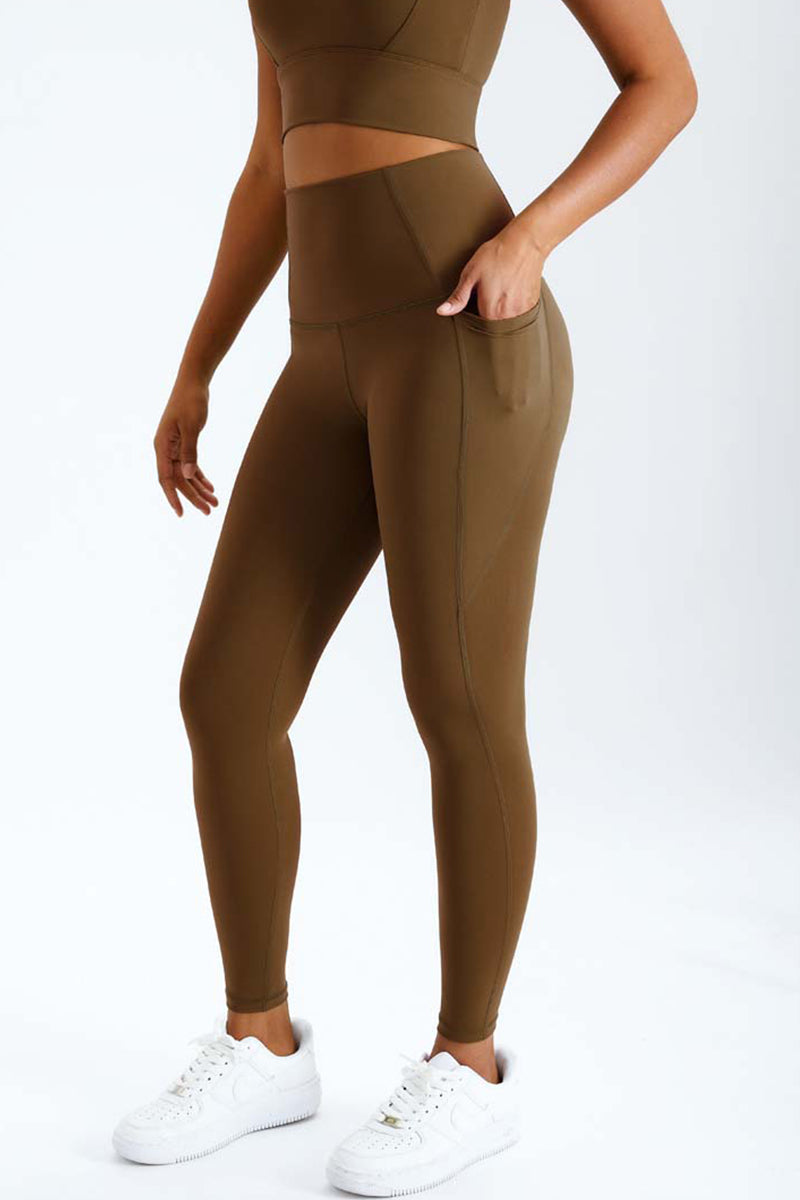 Lihuahatter™ High Stretch Khaki Pine Leggings