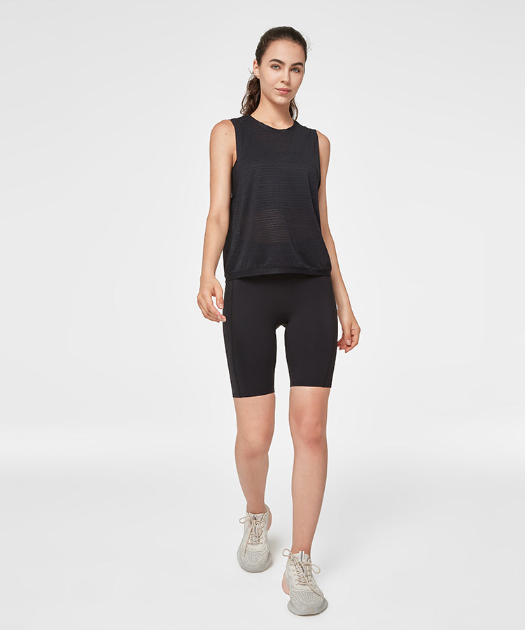 Shift Mesh Jacquard Running Tank | Women's Sports Tank