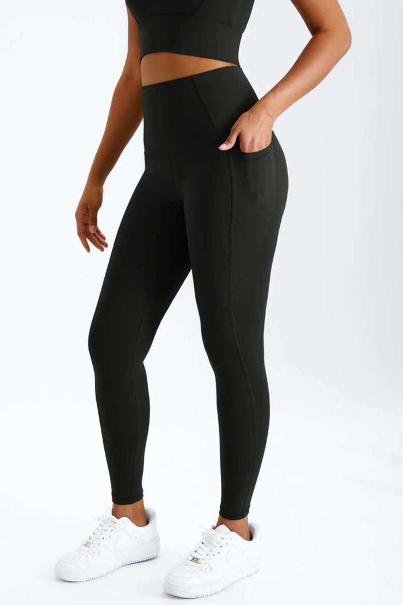 Lihuahatter™ High Stretch Black Pine Leggings