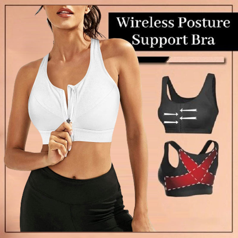 Hot Sale 40% OFF🔥Shockproof Sports Bra With Zipper