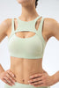 Ribbed Racerback Sports Bra High Support