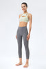 Ribbed Racerback Sports Bra High Support