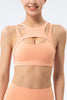 Ribbed Racerback Sports Bra High Support