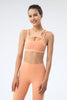 Ribbed Racerback Sports Bra High Support