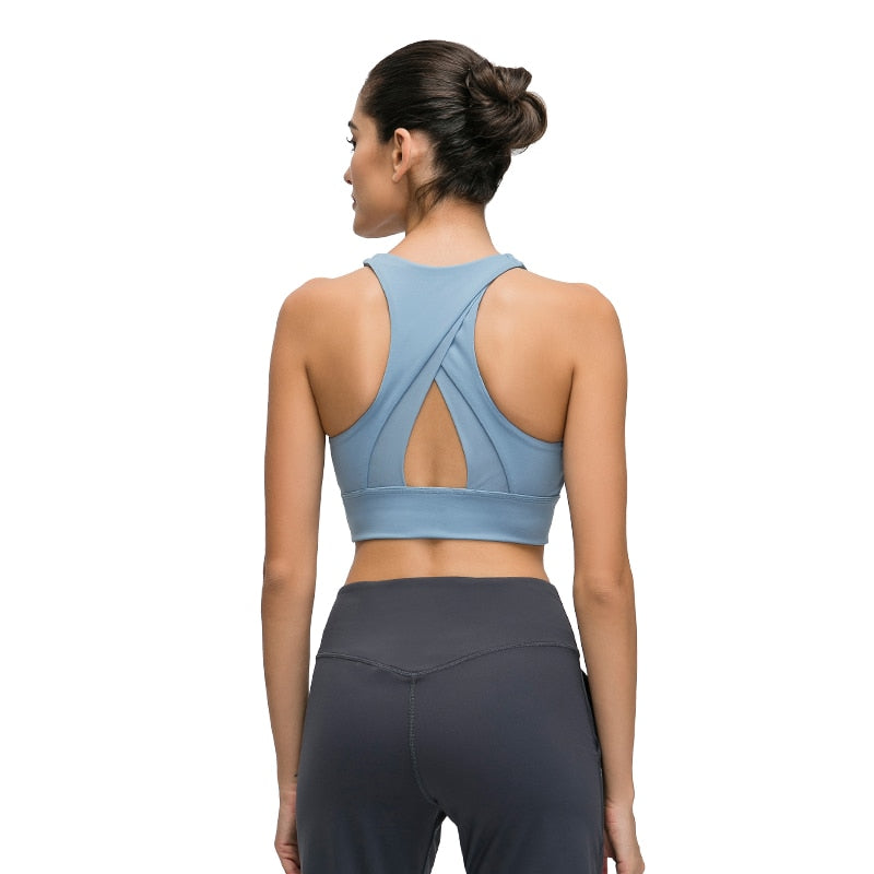 Full Support / High Impact Sport Bra Super Soft Crop Top Bra Women Fitness Bra