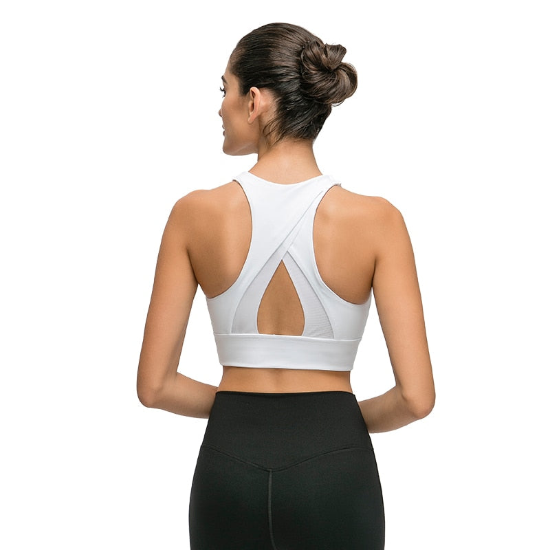 Full Support / High Impact Sport Bra Super Soft Crop Top Bra Women Fitness Bra