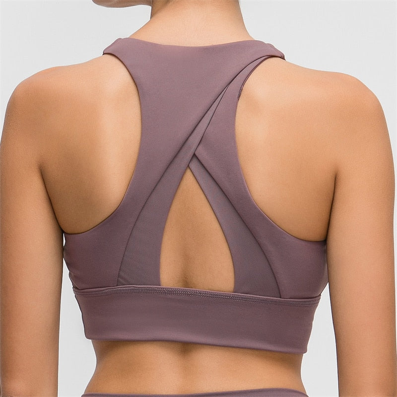 Full Support / High Impact Sport Bra Super Soft Crop Top Bra Women Fitness Bra