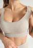 Basic Comfort Ribbed Seamless Sports Bra - The Elite