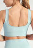 Basic Comfort Ribbed Seamless Sports Bra - The Elite