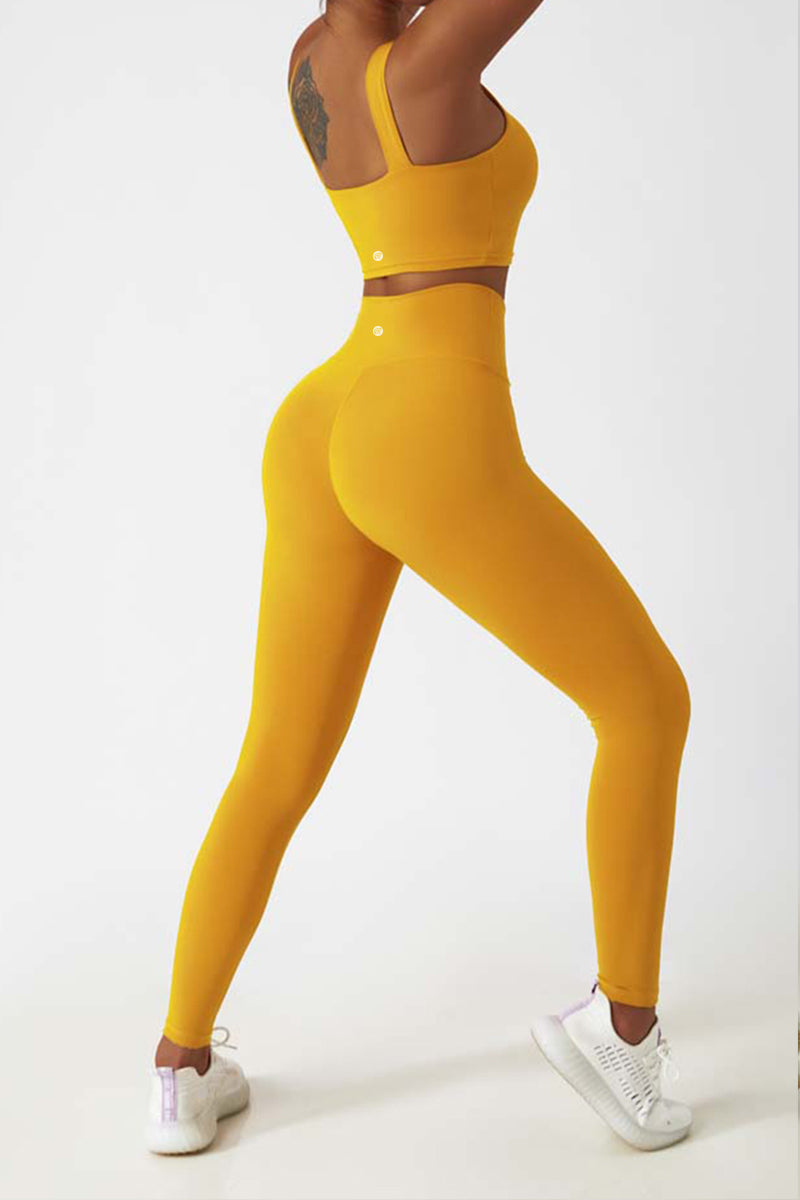 Lihuahatter™  Buttery-soft Yellow Tulip Leggings