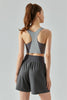 Color-Block Racerback Sports Bra