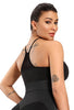 Contrast Mesh Seamless Sports Bra