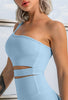Cut-out One Shoulder Sports Bra - Icon