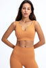 Cut-Out Seamless Sports Bra