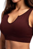 Cut-Out Seamless Sports Bra