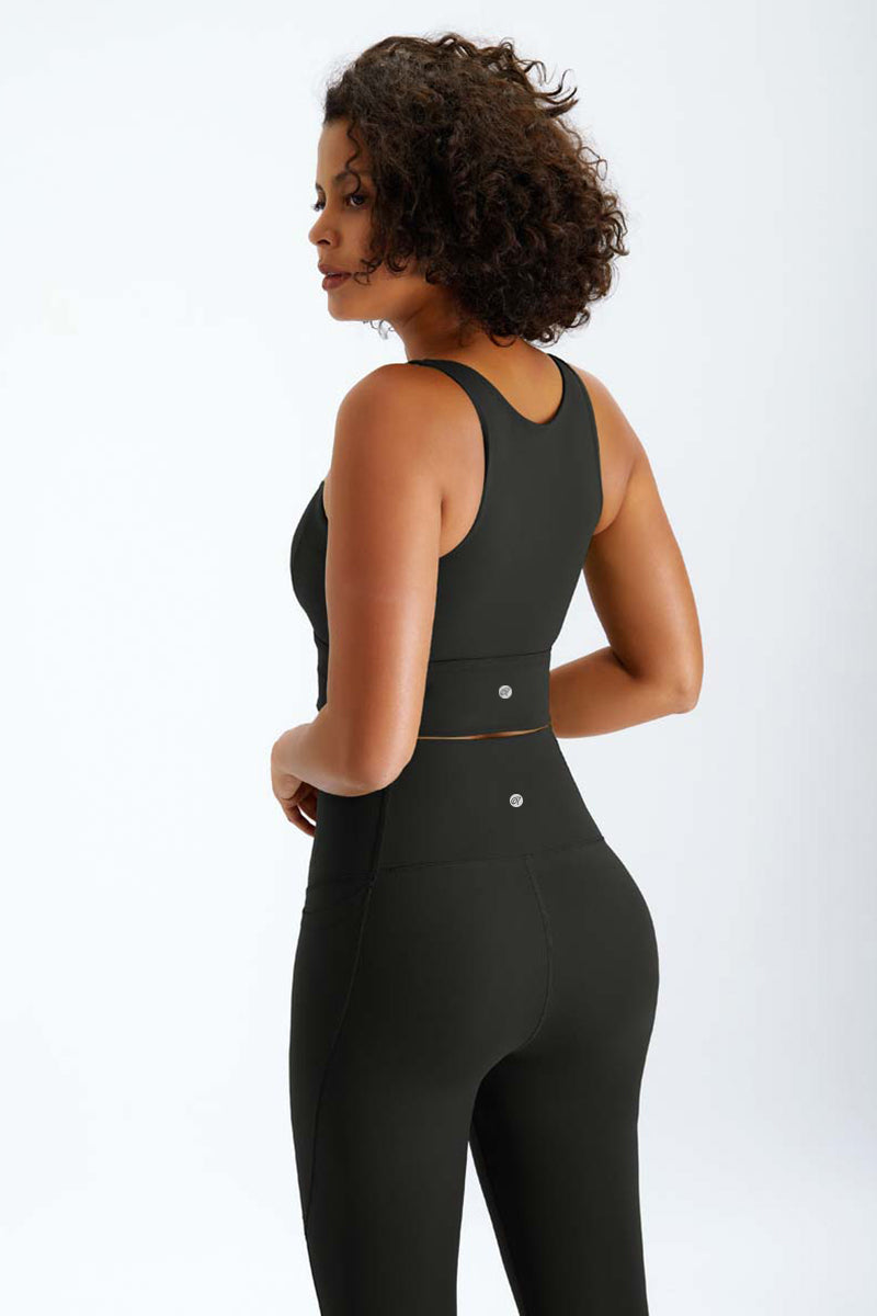 Lihuahatter™ High Stretch Black Pine Leggings