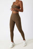 Lihuahatter™ Buttery-soft Khaki Tulip Leggings