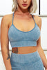 Feather T-Back Seamless Sports Bra