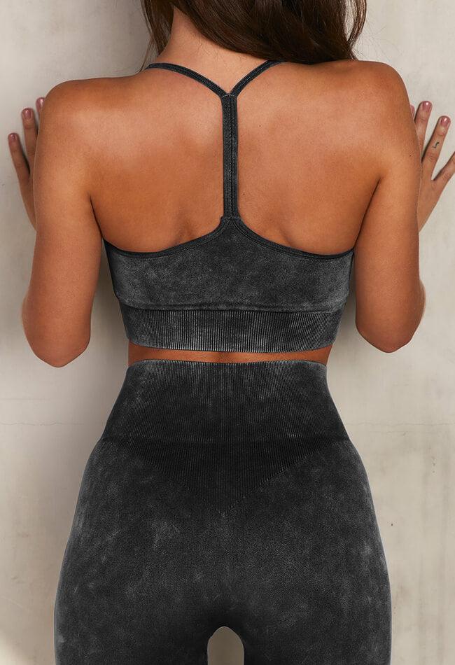 Feather T-Back Seamless Sports Bra