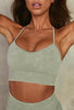 Feather T-Back Seamless Sports Bra