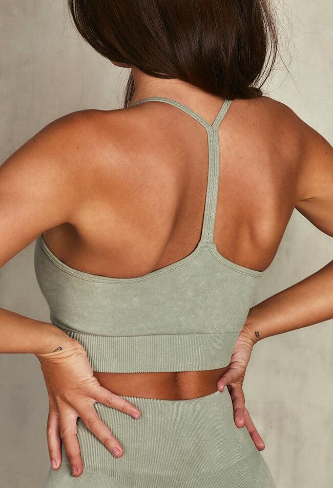 Feather T-Back Seamless Sports Bra