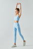 Front Zipper Racerback Sports Bra