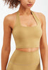 Halter Compression Square Neck Sports Bra - Luna