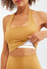 Halter Compression Square Neck Sports Bra - Luna
