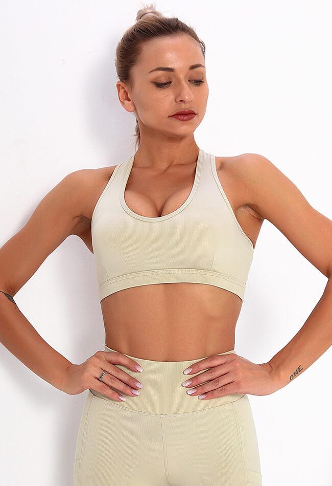 Open Back Sports Bra