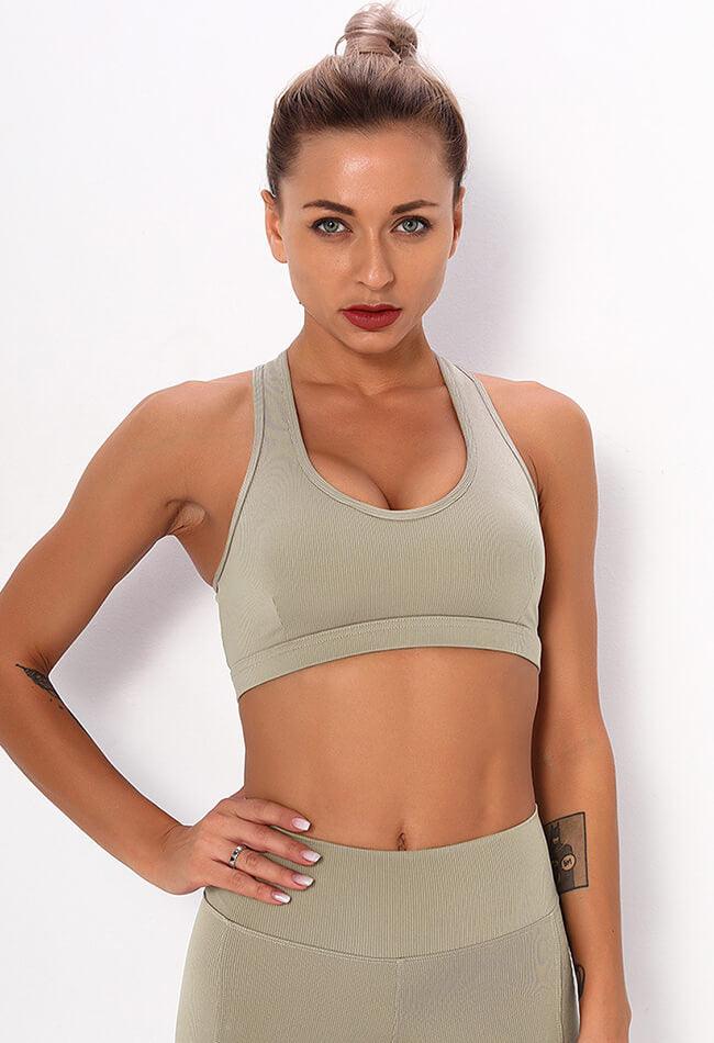 Open Back Sports Bra