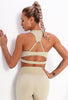 Open Back Sports Bra