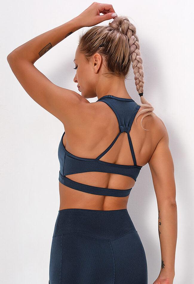 Open Back Sports Bra