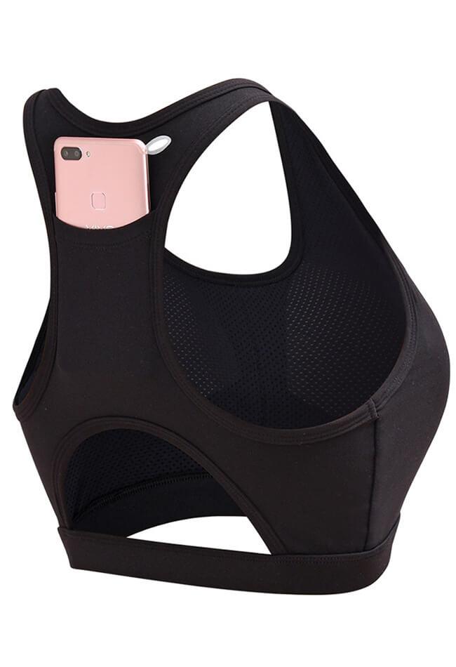Pocket Racerback Sports Bra